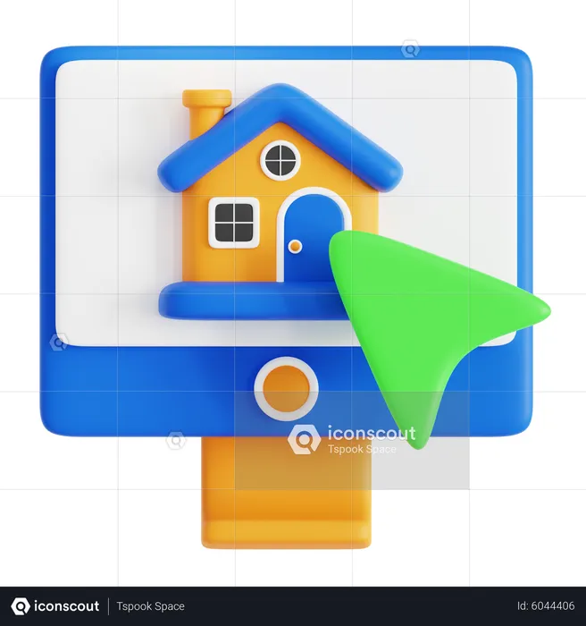 Choose Home  3D Icon
