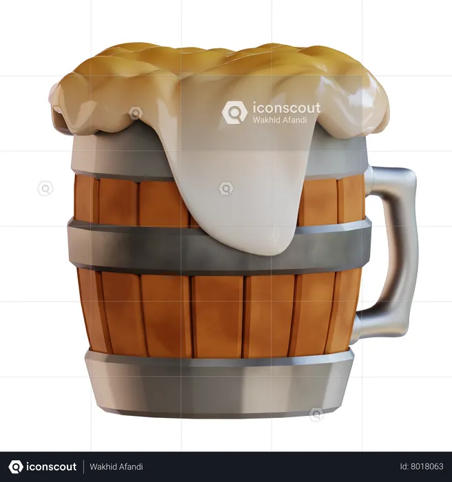 Chope à Biere  3D Icon