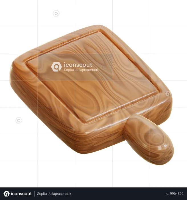 Chopping Board  3D Icon