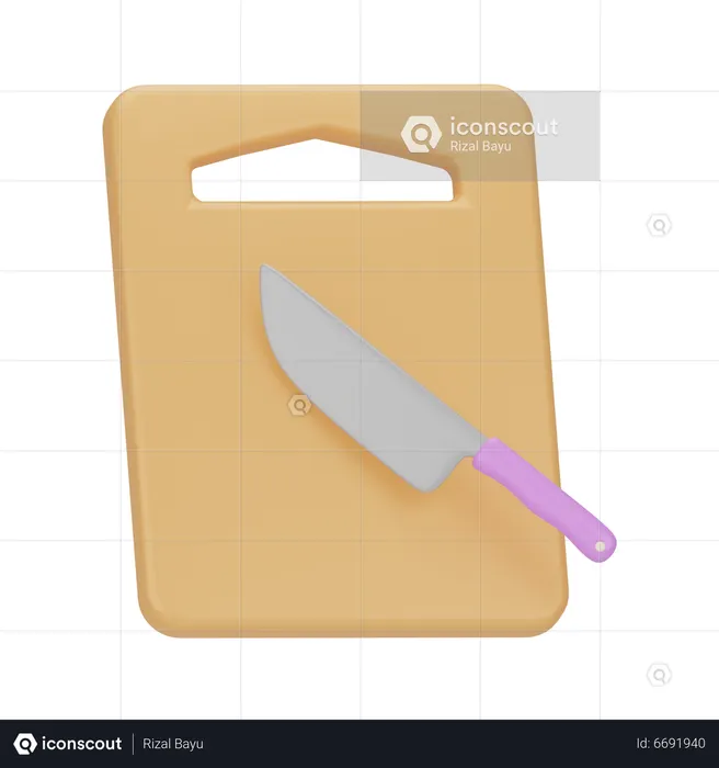 Chopping Board  3D Icon