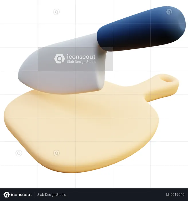 Chopping Board  3D Icon