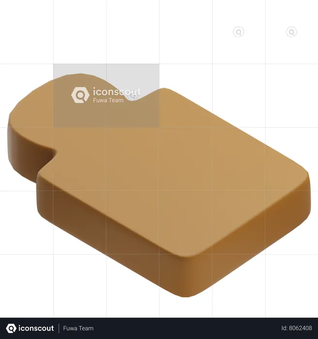 Chopping Board  3D Icon