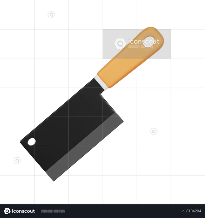 Chopping Knife  3D Icon