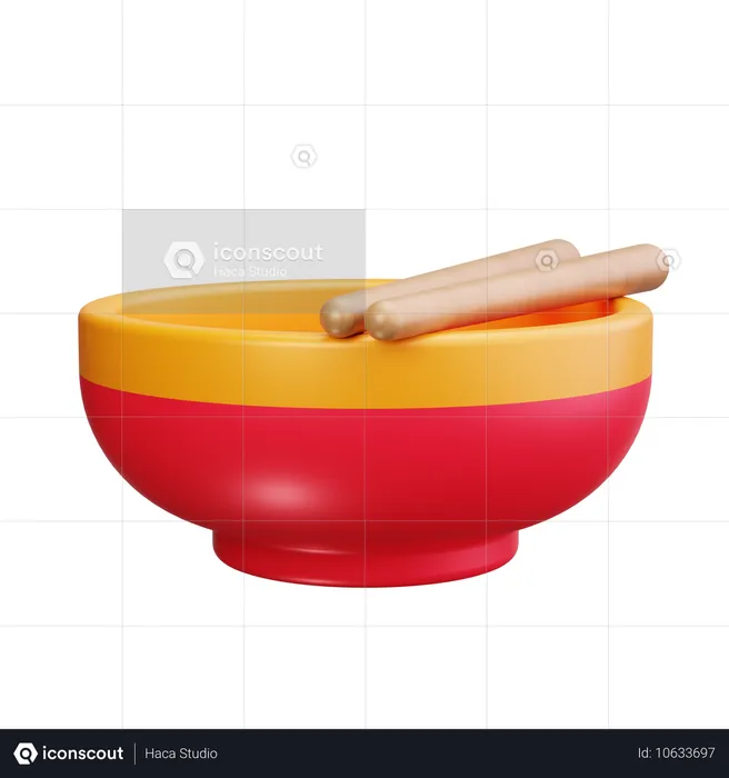 Chopsticks  3D Icon