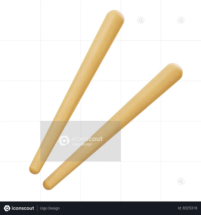 Chopsticks  3D Icon