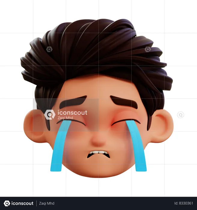 Emoji chorando Emoji 3D Icon