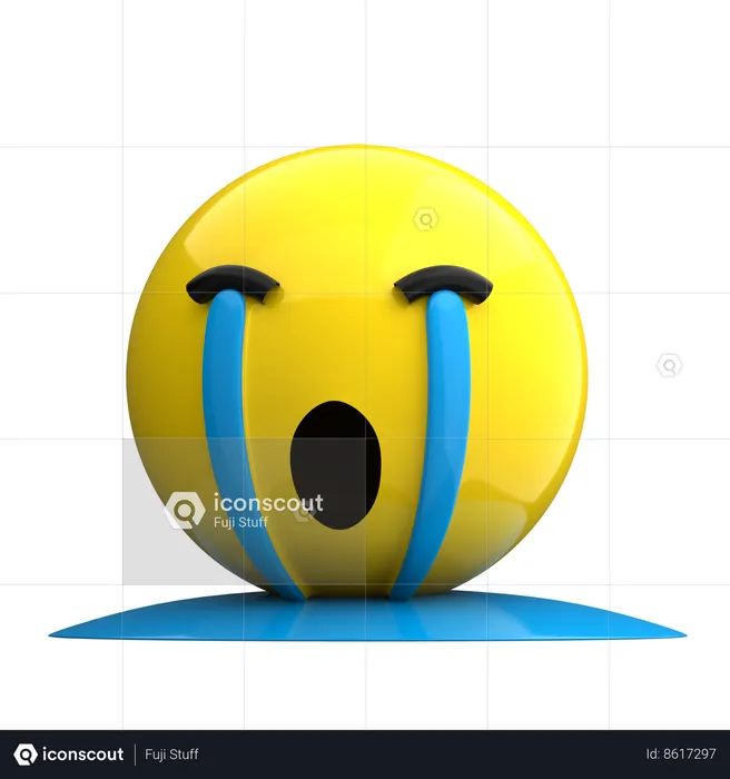 Emoji chorando Emoji 3D Icon