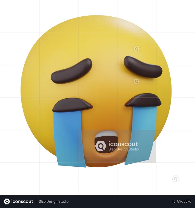 Chorar Emoji 3D Icon