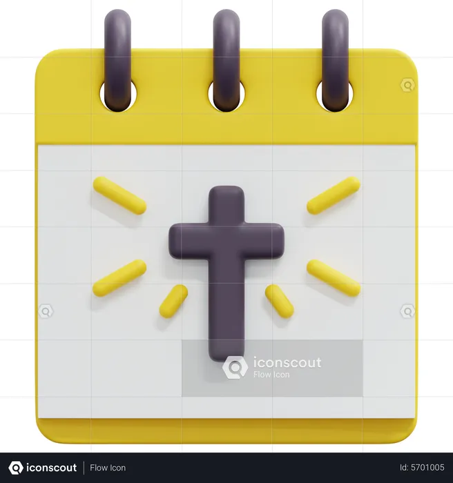 Christianity Day  3D Icon