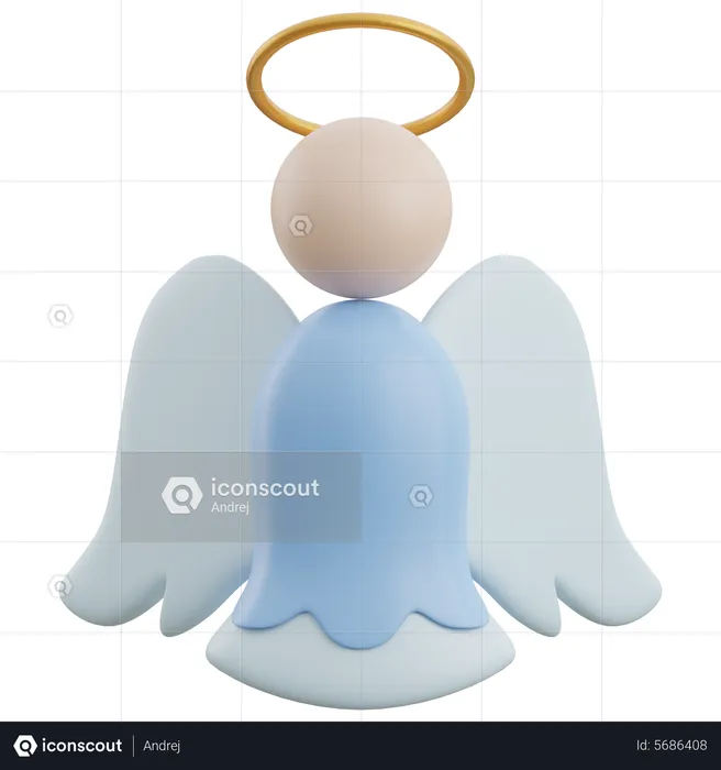 Christmas Angel  3D Icon