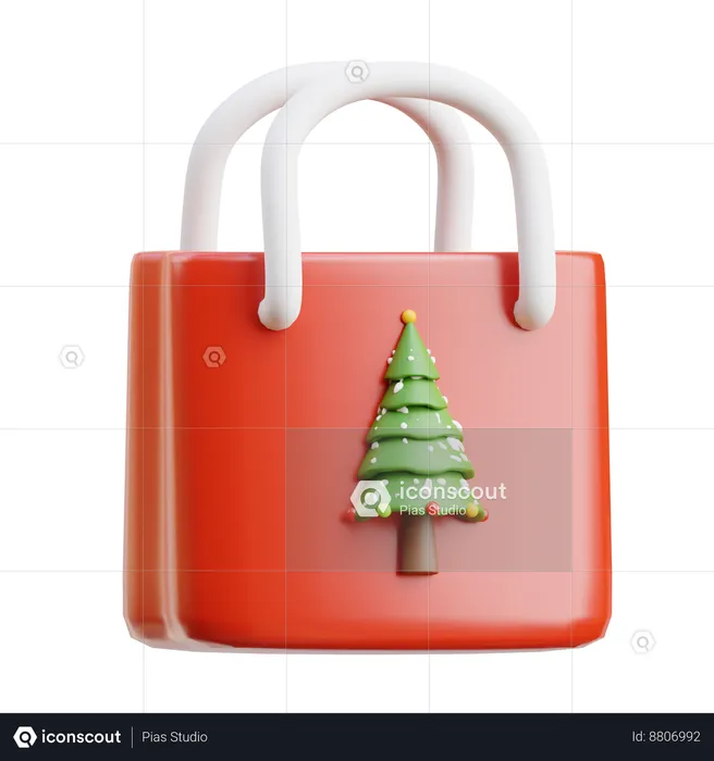 Christmas bag  3D Icon