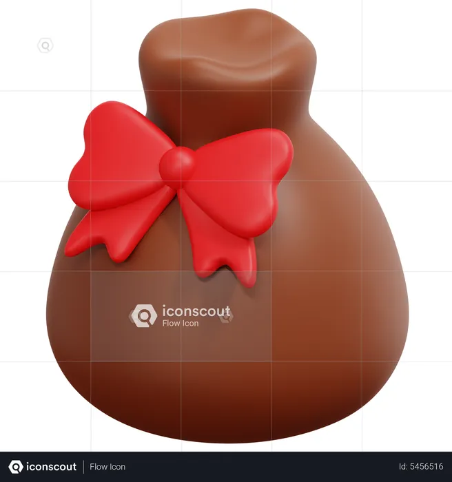 Christmas Bag  3D Icon