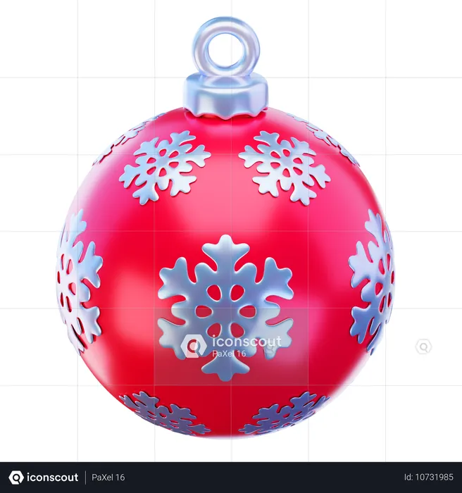 Christmas Ball  3D Icon