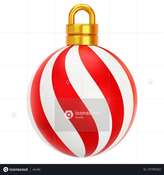 Christmas Ball  3D Icon