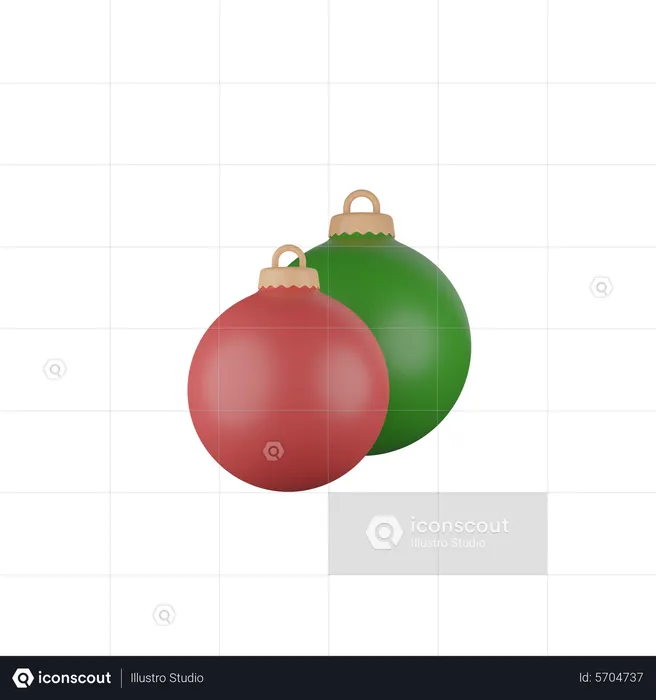 Christmas ball  3D Icon