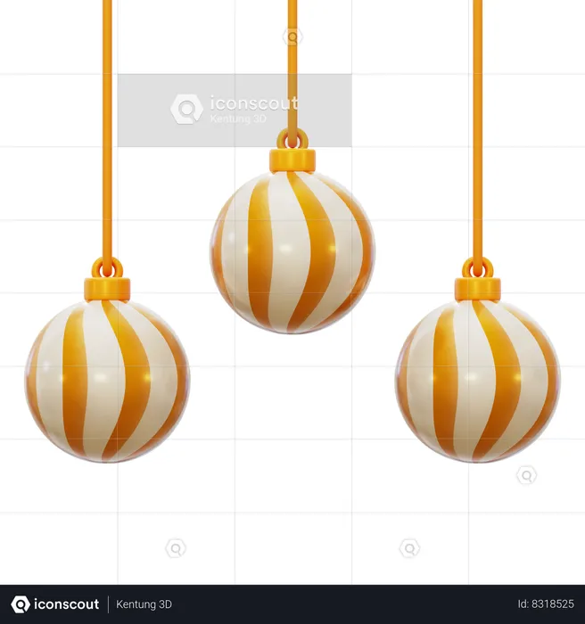 Christmas Ball  3D Icon