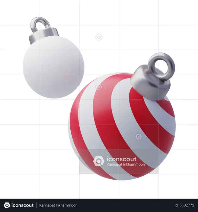 Christmas Ball  3D Icon