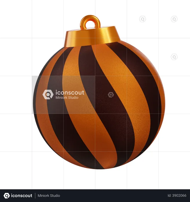 Christmas Ball  3D Icon