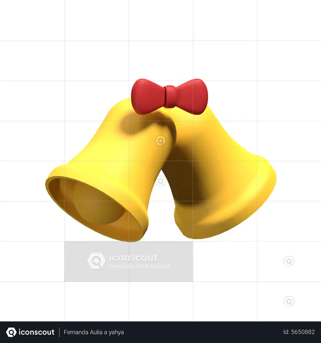 Christmas Bell  3D Icon