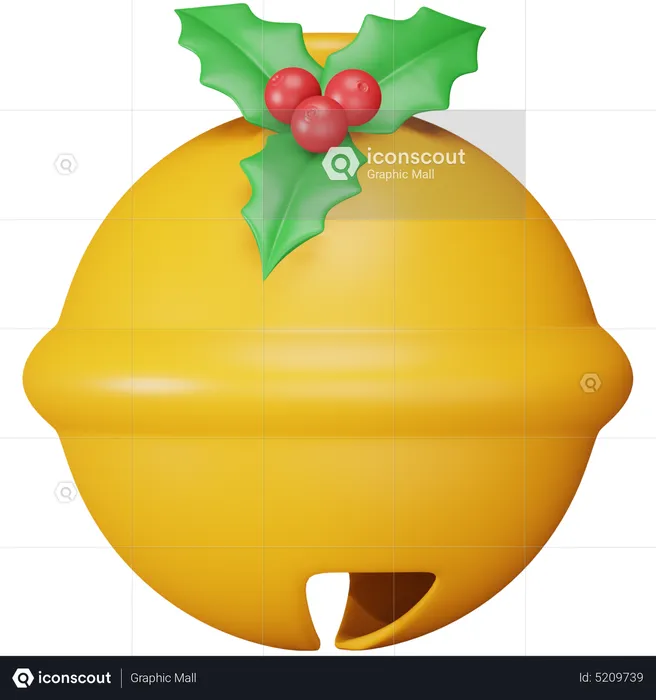 Christmas Bell  3D Icon