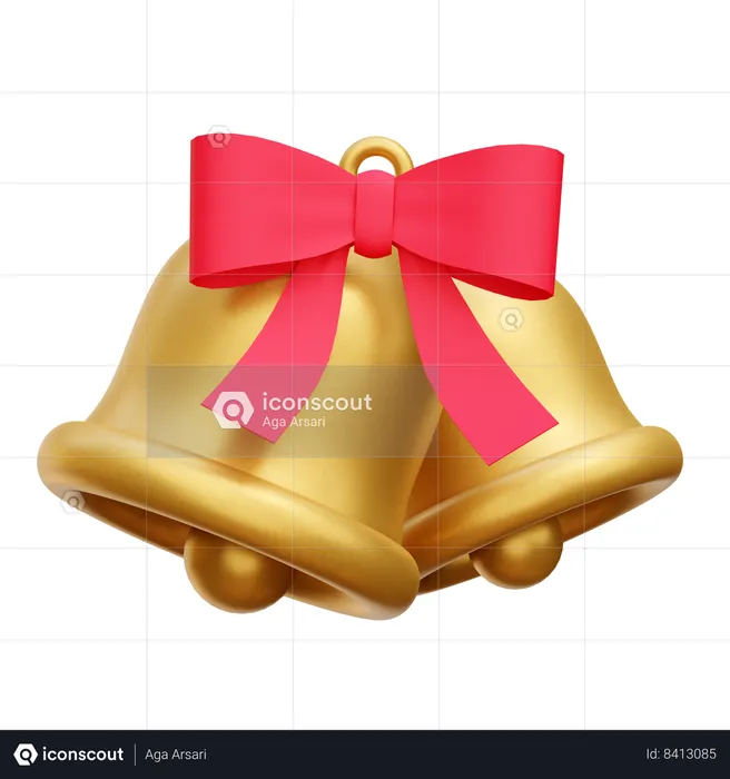 Christmas Bell  3D Icon