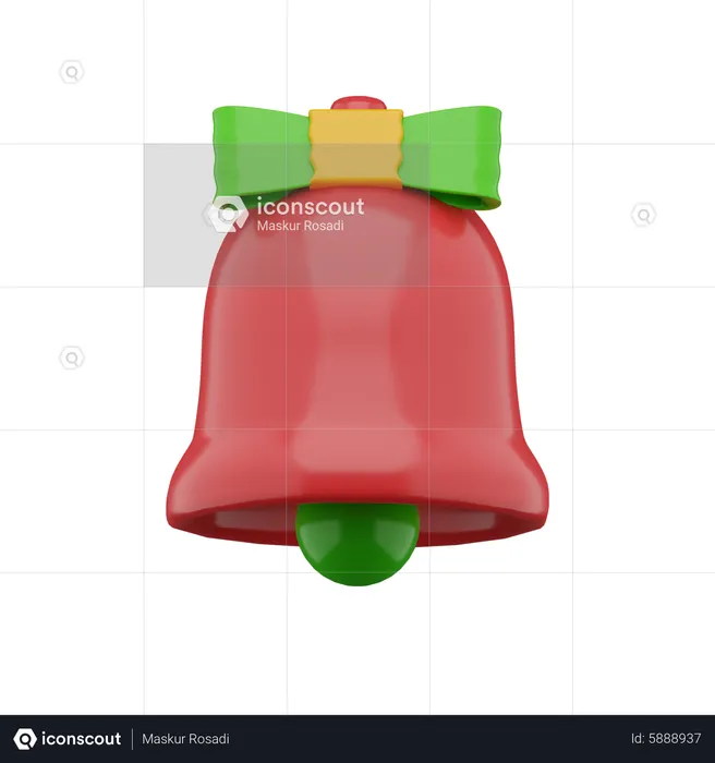 Christmas Bell  3D Icon