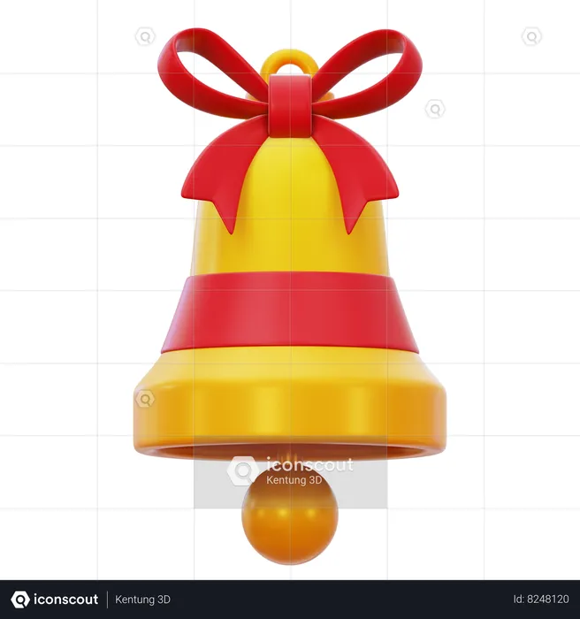 Christmas Bell  3D Icon