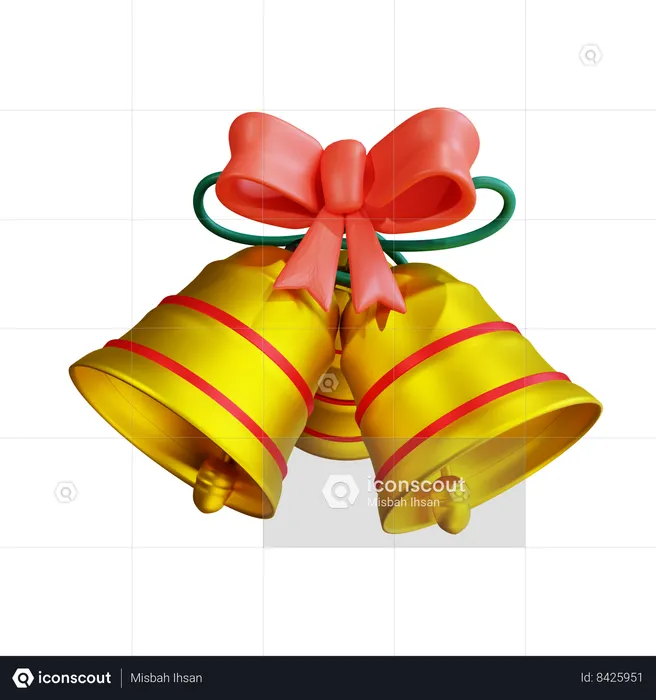 Christmas Bell  3D Icon