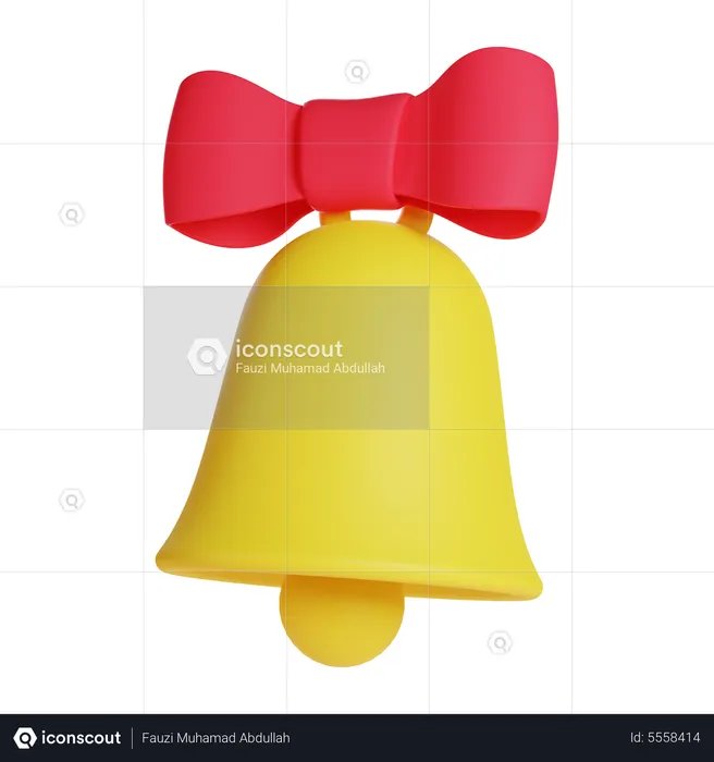 Christmas bell  3D Icon