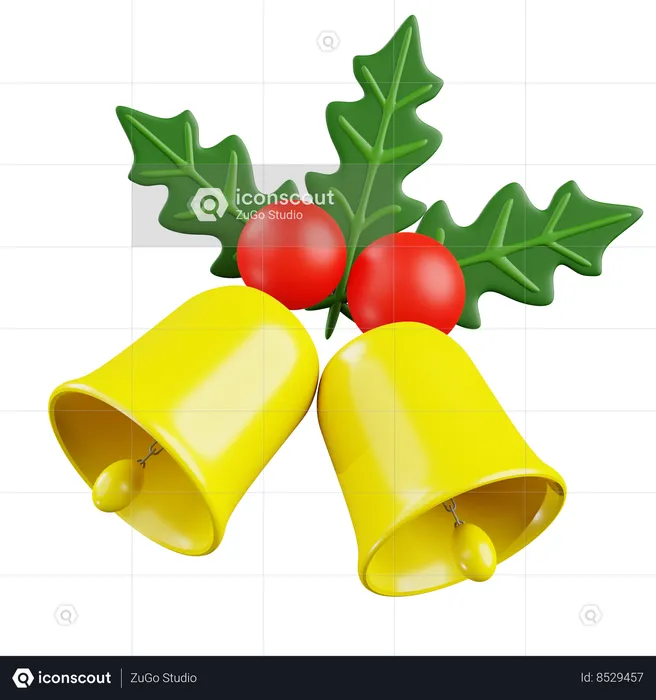 Christmas Bells  3D Icon