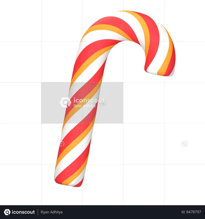 Christmas Candy  3D Icon