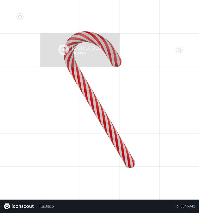 Christmas Candy 3D Illustration
