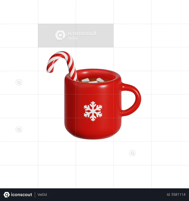 Christmas Cup  3D Icon