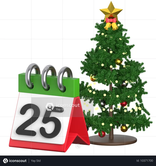 クリスマス  3D Icon