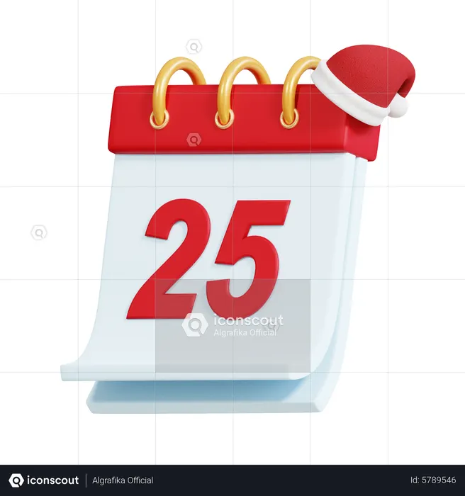 Christmas Day  3D Icon