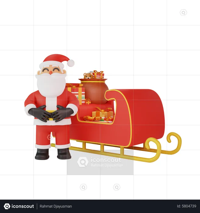 Christmas Day  3D Illustration