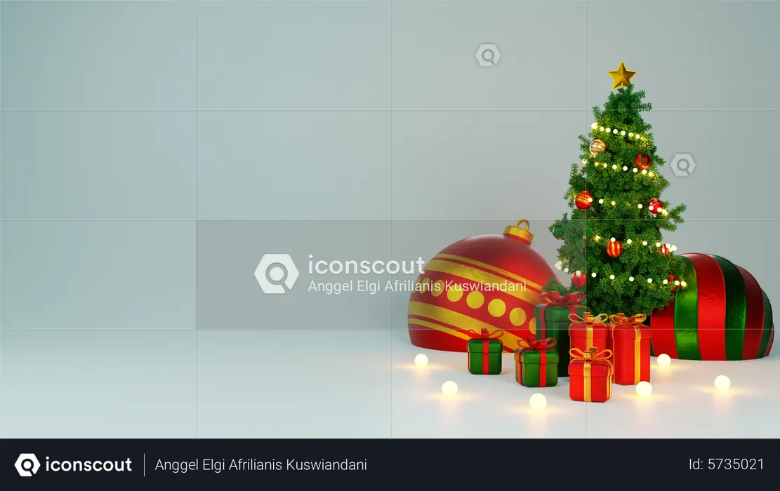 Christmas Day Celebration  3D Icon