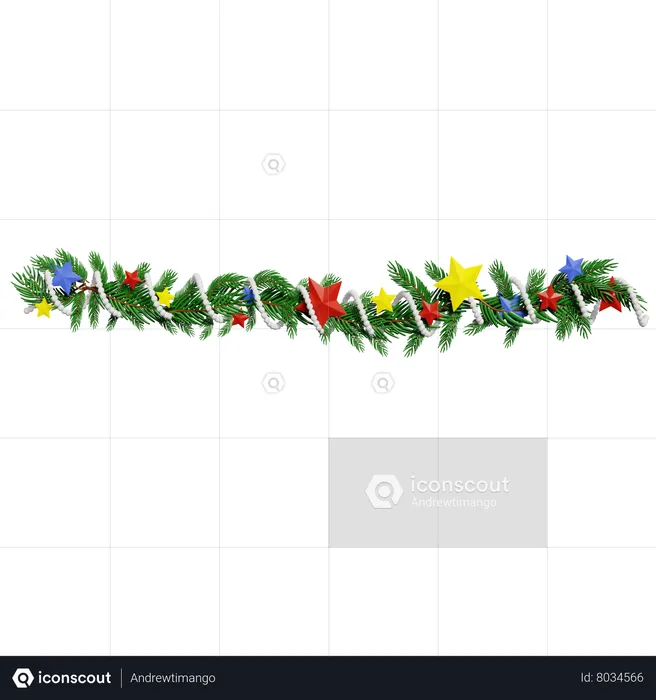 Christmas Decoration  3D Icon