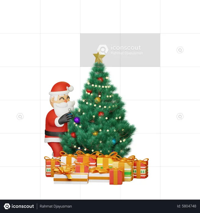 Christmas Decoration  3D Illustration