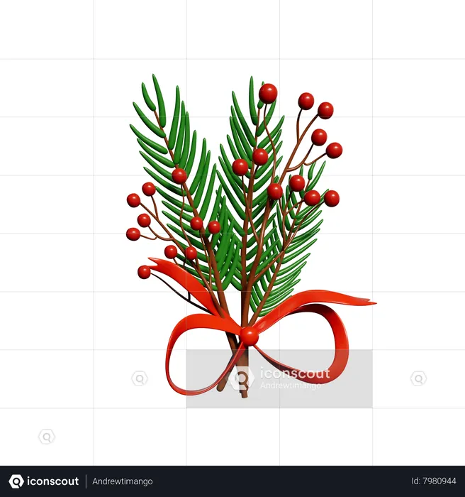 Christmas Decoration  3D Icon