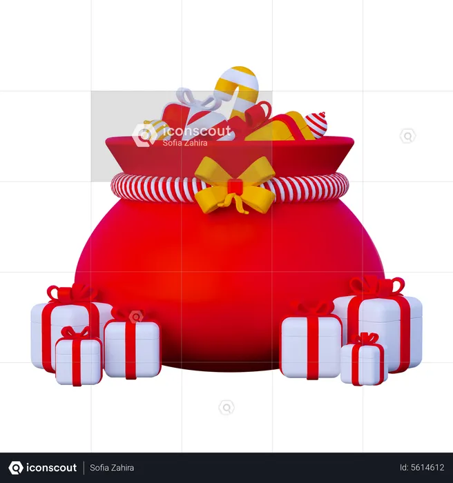 Christmas gift  3D Icon