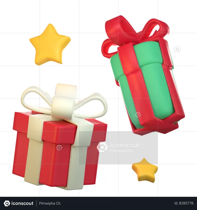 Christmas Gifts  3D Icon