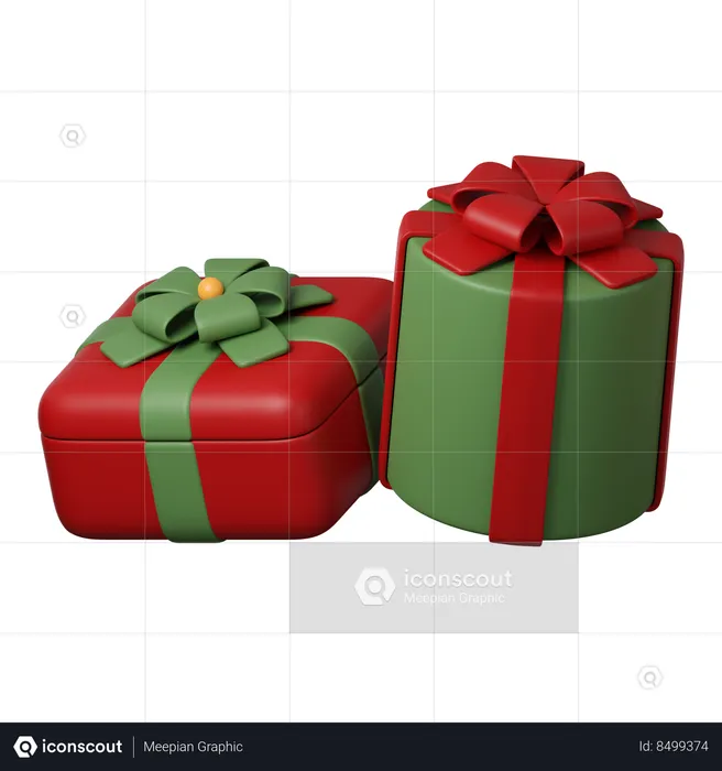 Christmas Gifts  3D Icon