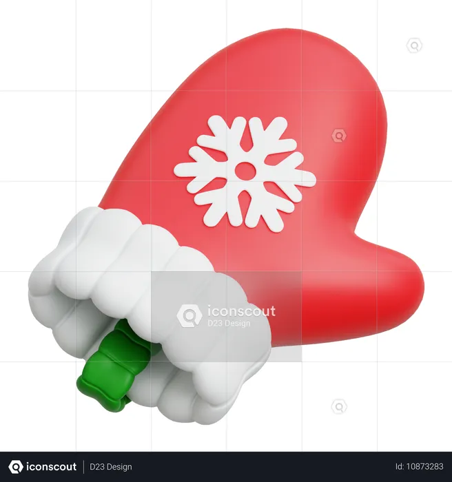 クリスマスグローブ  3D Icon