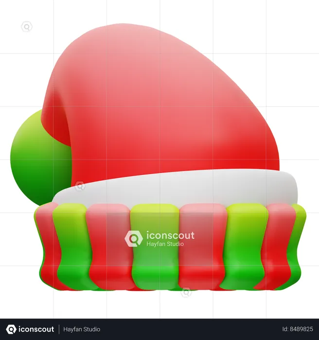 Christmas Hat  3D Icon