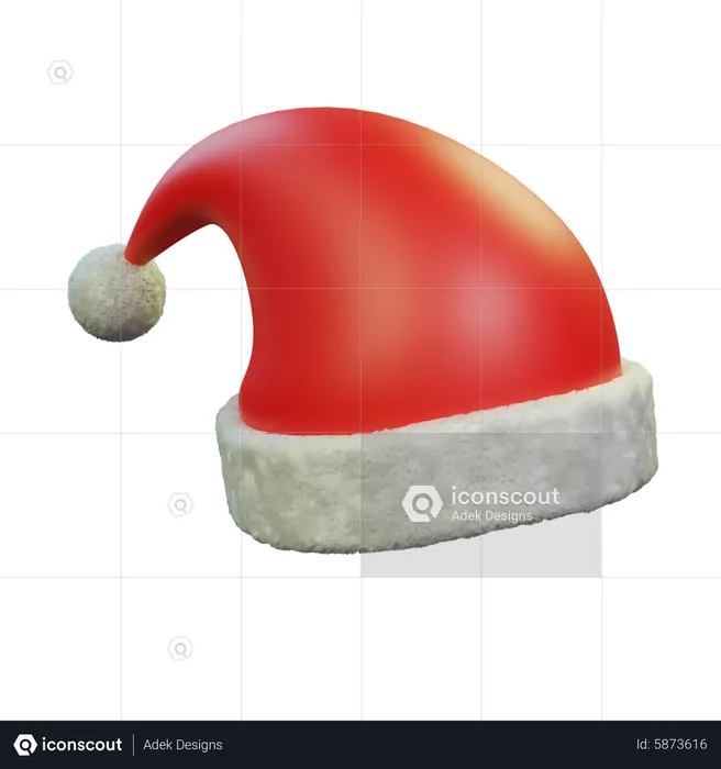 Christmas Hat  3D Icon