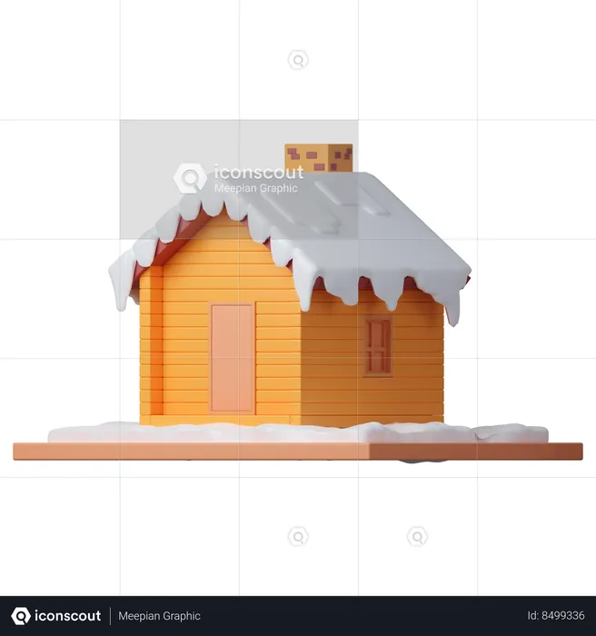 Christmas Home  3D Icon