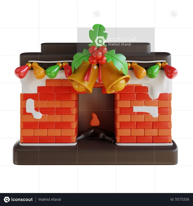 Christmas Home  3D Illustration