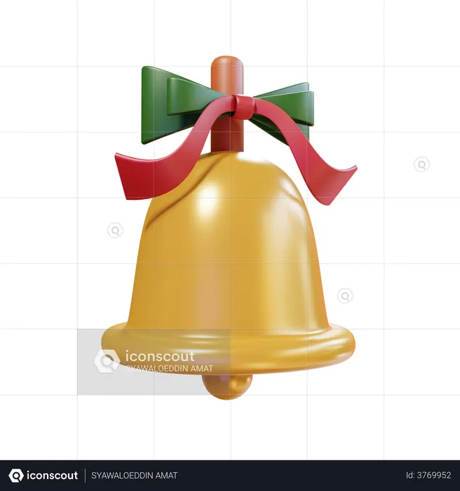 Christmas Jingle Bell  3D Illustration