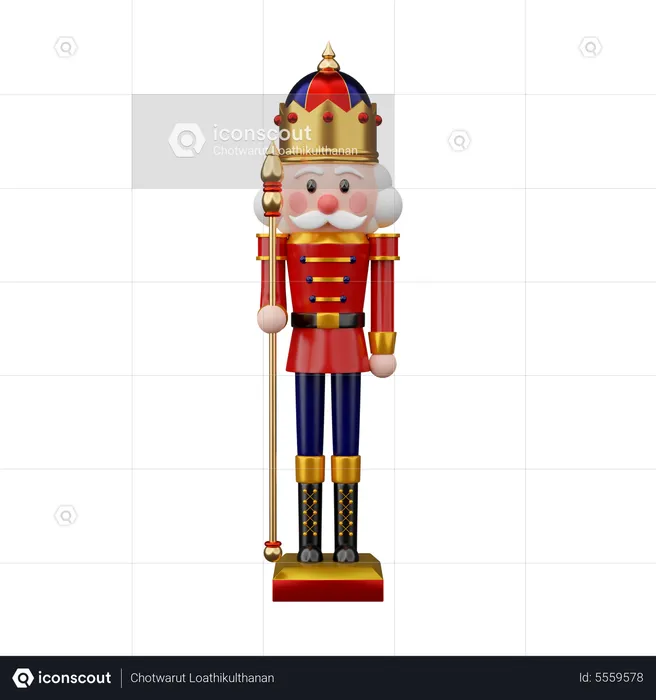 Christmas Nutcracker  3D Icon